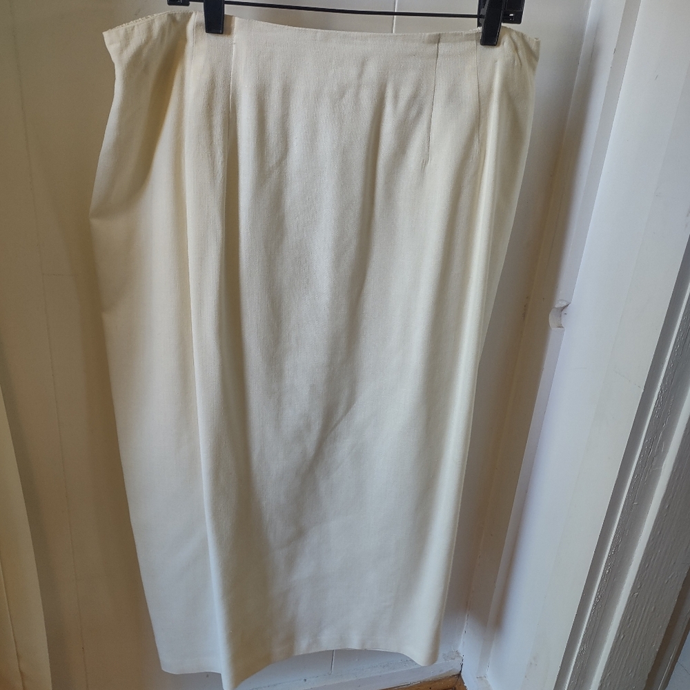 Lined Skirt Jon Lawrence Soft Yellow